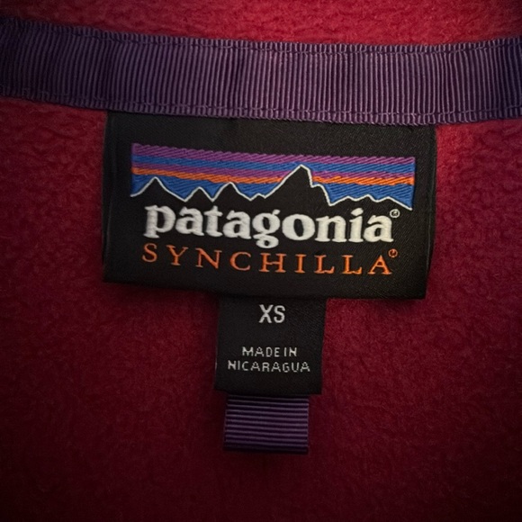 Patagonia Lightweight Synchilla Snap-T Fleece Pullover in Pink Women’s Size XS - Picture 4 of 5